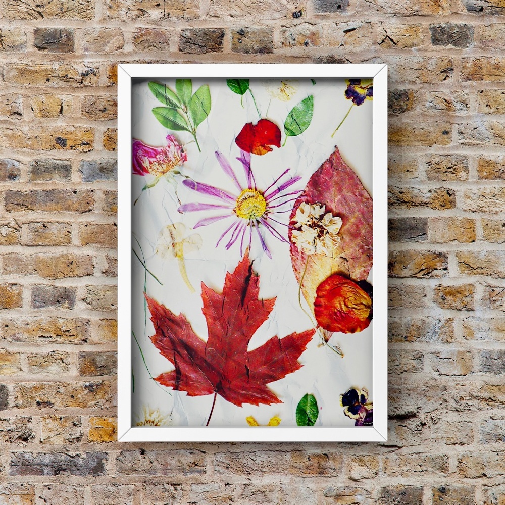 Digital print of foliage and flowers 🇨🇦